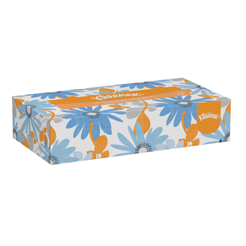 Papier-mouchoir Kleenex, 2 pli, 8" lo x 8-1/2" la, 125 feuilles/boîte Distribution Élite MP