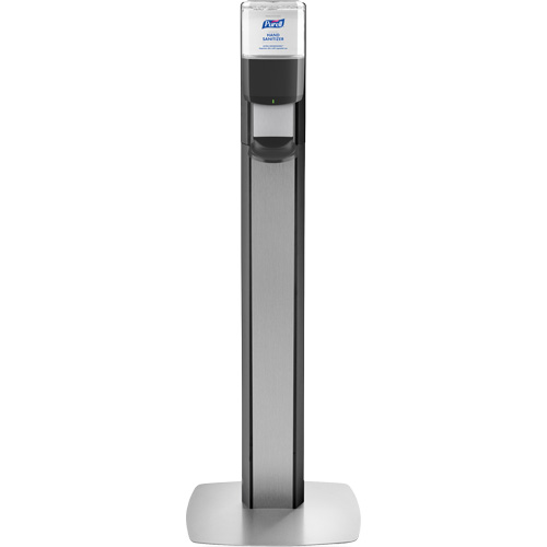 Messenger ES8 Silver Panel Floor Stand with Dispenser Distribution Élite MP