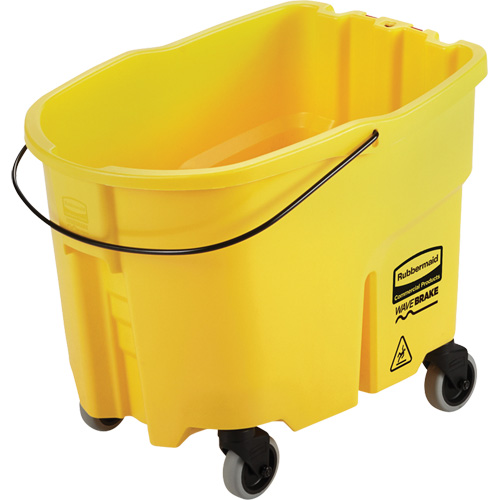 Seau pour vadrouille Wavebrake, Capacit&eacute; de 8.75 gal. US (35 pintes), Jaune Distribution Élite MP