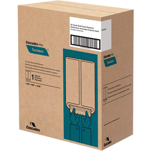 Distributeur d'essuie-mains Pro Tandem, Sans contact, 11,5" la x 9" p x 16,6" h Distribution Élite MP