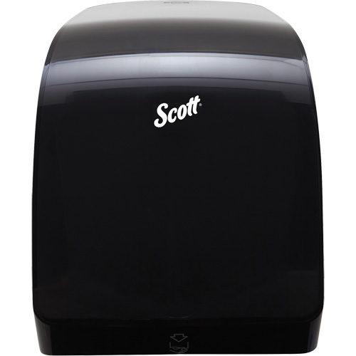 Distributeur d'essuie-mains &agrave; enroulement serr&eacute; &agrave; code bleu Scott Pro, Manuel, 12,66" la x 9,18" p x 16,44" h Distribution Élite MP