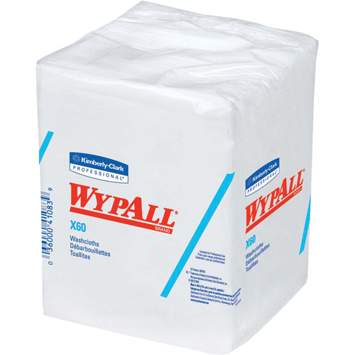 X60 Hygienic Washcloths, All-Purpose, 12-1/2" L x 10" W Distribution Élite MP
