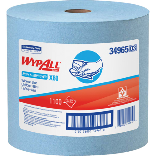 X60 Wipers, All-Purpose, 13-1/2" L x 12-1/2" W Distribution Élite MP