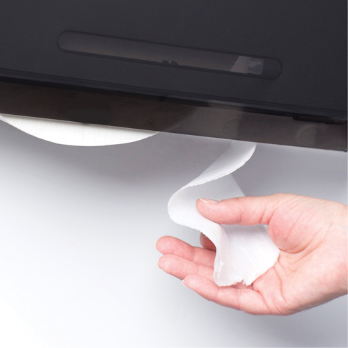 Distributeur de papier hygi&eacute;nique avec unit&eacute; combin&eacute;e &agrave; rouleau JRT avec mandrin, Multiple Capacit&eacute; du rouleau Distribution Élite MP