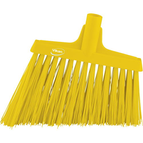 T&ecirc;te de balai oblique, Crins Extra-ferme, 12", Polyester, Jaune Distribution Élite MP