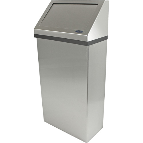 Poubelle murale, Acier inoxydable, 13,2 gal. US Distribution Élite MP