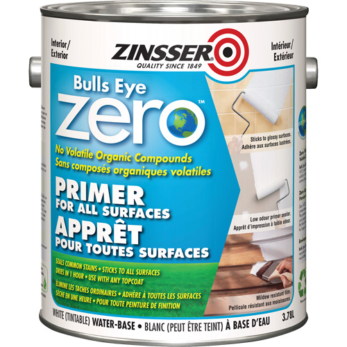 Appr&ecirc;t &agrave; faible teneur en COV Bulls Eye Zero, 3,78 L, Gallon, Blanc teintable Distribution Élite MP