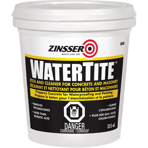 Produit nettoyant et de pr&eacute;paration du b&eacute;ton Zinsser Watertite Distribution Élite MP