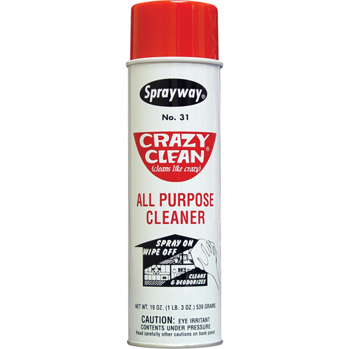 Nettoyant tout usage Crazy Clean, 20 oz, Canette a&eacute;rosol Distribution Élite MP