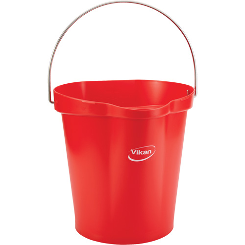 Food Hygiene Bucket, Red, 3 US gal. Distribution Élite MP