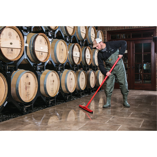 Fixed Head Food Hygiene Floor Squeegee, 20", Green Distribution Élite MP