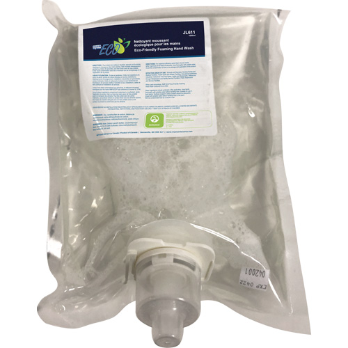 Eco-Friendly Hand Soap, Foam, 1 L, Unscented Distribution Élite MP