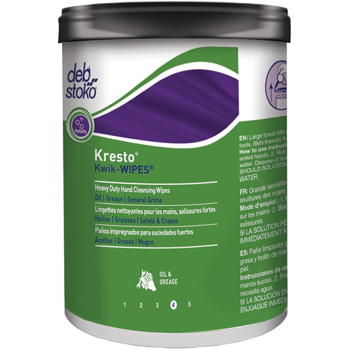 Serviettes Kresto Kwik-Wipes, 70 lingettes, 12" x 10" Distribution Élite MP