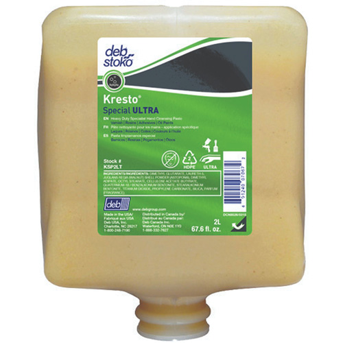 Kresto&reg; Special Ultra Hand Cleaner Refill, Paste, 2 L, Plastic Cartridge, Fresh Scent Distribution Élite MP