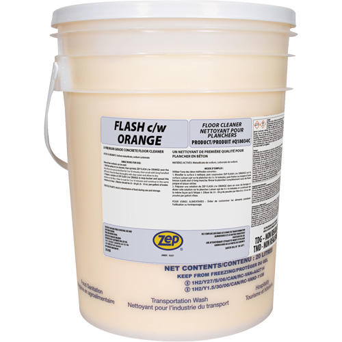Flash Orange Premium Grade Concrete Floor Cleaner Distribution Élite MP