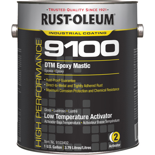 Activateur &agrave; basse temp&eacute;rature pour mastic &eacute;poxy DTM du syst&egrave;me 9100, Gallon Distribution Élite MP