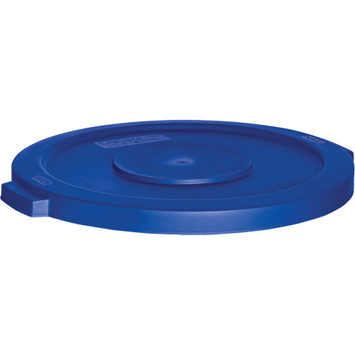Couvercle pour contenant &agrave; d&eacute;chets, Couvercle plat, Plastique, Convient aux contenants 22" dia. Distribution Élite MP