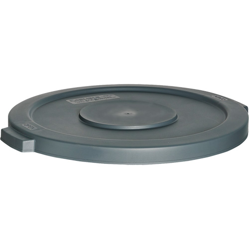 Couvercle pour contenant &agrave; d&eacute;chets, Couvercle plat, Plastique, Convient aux contenants 24" dia. Distribution Élite MP