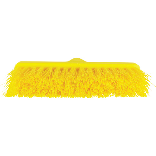 Balai oblique ColorCore, Crins Moyen, 10", Polypropyl&egrave;ne, Jaune Distribution Élite MP