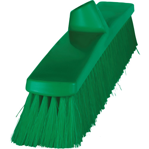 ColorCore Push Broom, Fine Bristles, 24", Polypropylene, Green Distribution Élite MP