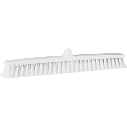 ColorCore Push Broom, Fine Bristles, 24", Polypropylene, White Distribution Élite MP