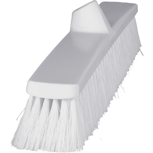 ColorCore Push Broom, Fine Bristles, 24", Polypropylene, White Distribution Élite MP