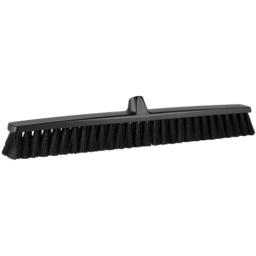 ColorCore Push Broom, Fine Bristles, 24", Polypropylene, Black Distribution Élite MP
