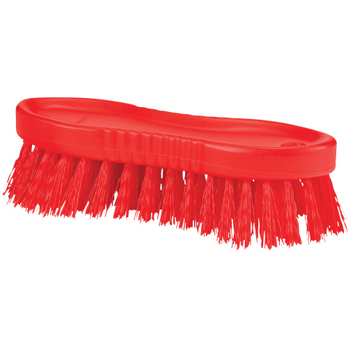 Brosse &agrave; main ColorCore, Soies Ferme, Longueur de 6", Rouge Distribution Élite MP