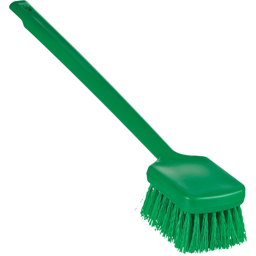 Brosse &agrave; manche long ColorCore, Soies Ferme, Longueur de 20", Vert Distribution Élite MP