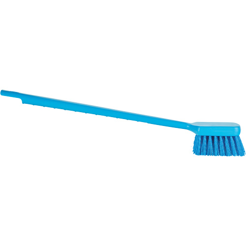 ColorCore Long Handle Brush, Stiff Bristles, 20" Long, Blue Distribution Élite MP