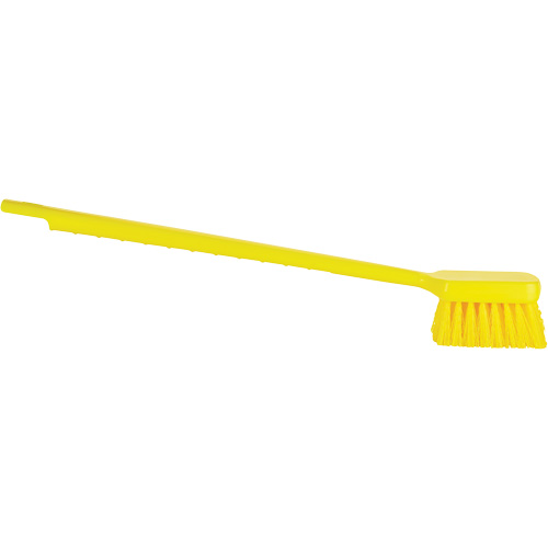 Brosse &agrave; manche long ColorCore, Soies Ferme, Longueur de 20", Jaune Distribution Élite MP