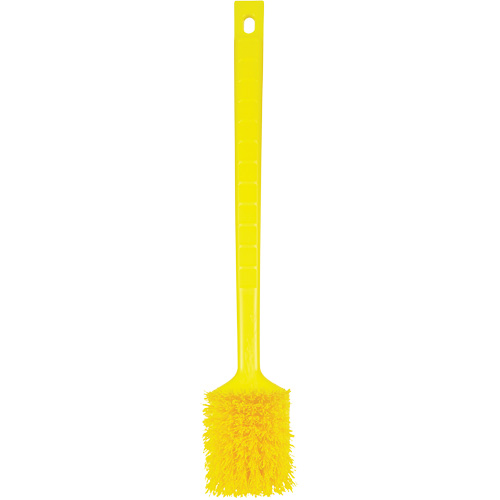 Brosse &agrave; manche long ColorCore, Soies Ferme, Longueur de 20", Jaune Distribution Élite MP