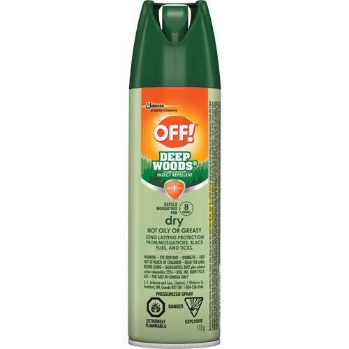 Insectifuge Off! R&eacute;gions sauvages, DEET &agrave; 25 %, A&eacute;rosol, 113 g Distribution Élite MP