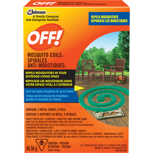 Spirales antimoustiques Off!, Sans DEET, Spirale,  Distribution Élite MP