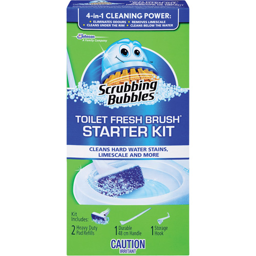 Trousse de d&eacute;marrage de brosse pour cuvettes Scrubbing Bubbles Fresh Brush, Recharge Distribution Élite MP