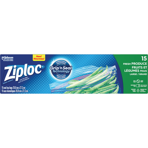 Sacs pour fruits et l&eacute;gumes Ziploc Distribution Élite MP