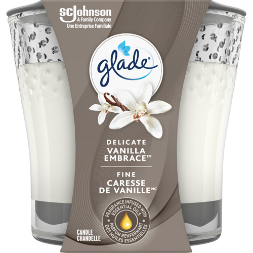 Chandelle en pot Glade, Fine caresse de vanille Distribution Élite MP