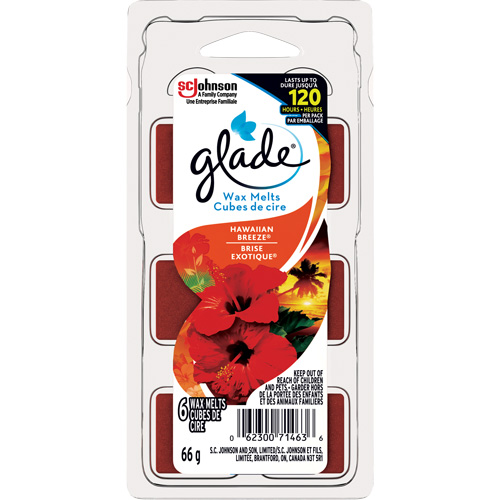 Cubes de cire parfum&eacute;e Glade, Brise exotique Distribution Élite MP