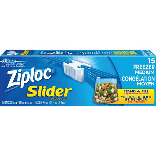 Ziploc&reg; Slider Freezer Bags Distribution Élite MP