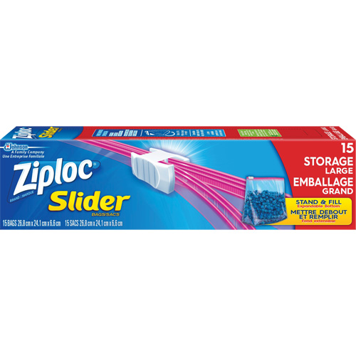Ziploc&reg; Slider Freezer Bags Distribution Élite MP