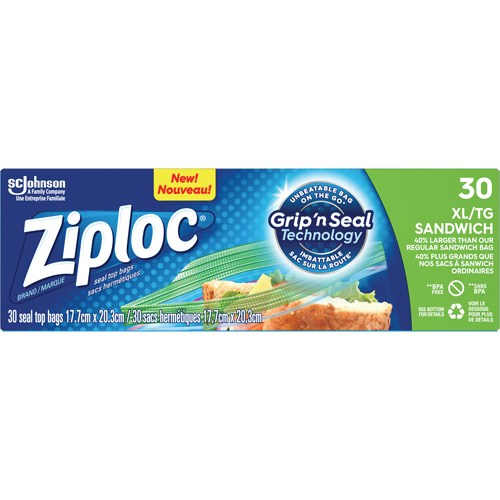 Sacs &agrave; sandwichs Ziploc Distribution Élite MP