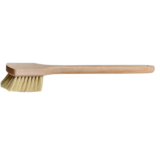 Long-Handle Pot Brush, 20" L, Tampico Bristles, Beige Distribution Élite MP