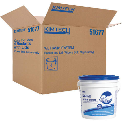 WetTask Wiping System Bucket with Lid Distribution Élite MP