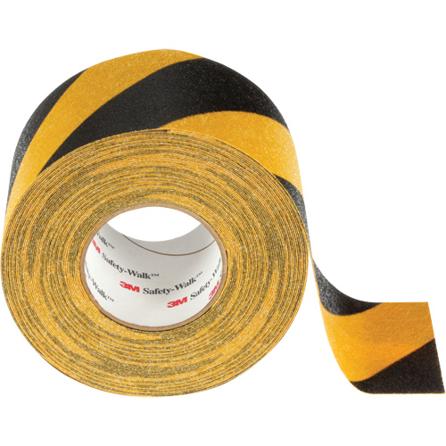 Ruban antid&eacute;rapant tout usage Safety-Walk, 4" x 60', Noir & jaune Distribution Élite MP