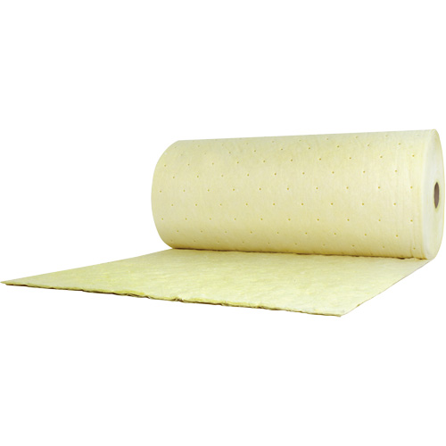 Chemical Sorbent Roll, Heavyweight, 150' L x 38" W, 89.4 gal Absorbancy Distribution Élite MP