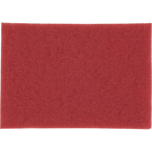 Hi-Performance Pad, 14" x28", Buffing/Cleaning, Red Distribution Élite MP