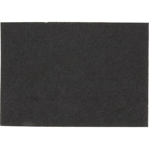 Tampon pour planchers, 14" x 28", D&eacute;capant, Noir Distribution Élite MP