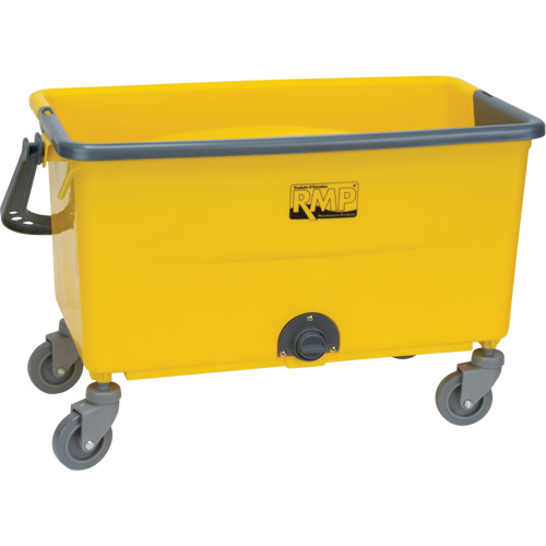 Microfibre Mop Bucket & Wringer, Strainer, 11 US Gal. (44 Quart), Yellow Distribution Élite MP