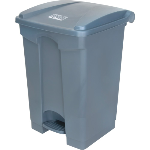 Poubelle &agrave; p&eacute;dale, Plastique, Capacit&eacute; 12 gal. US Distribution Élite MP
