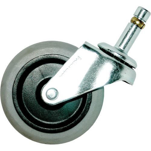 Replacement Stem Swivel Caster for Receptacle Dolly Distribution Élite MP